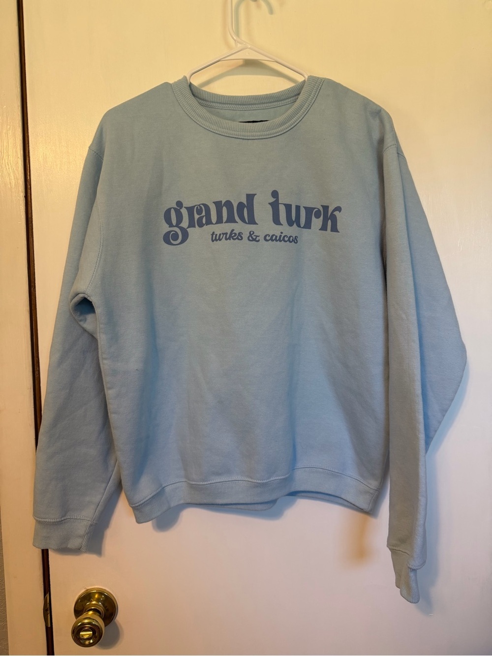 Light Blue 'Grand Turk' Crewneck Sweatshirt